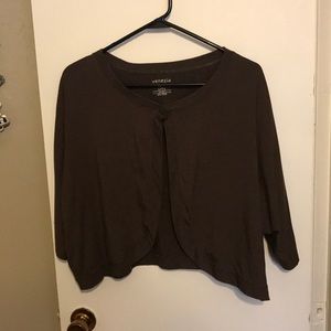 Brown short shrug